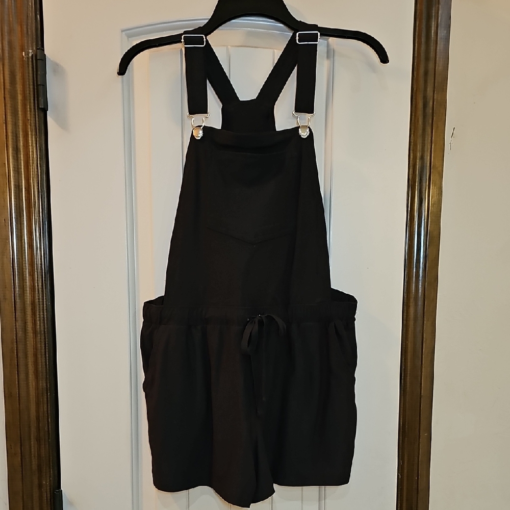 Black Overall Dress